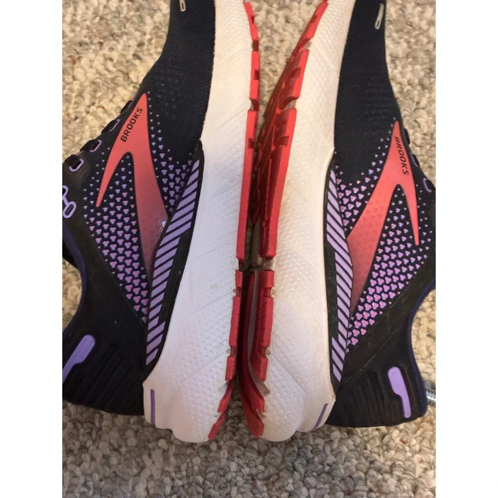 Brooks Women's Navy Purple Coral Running Shoes